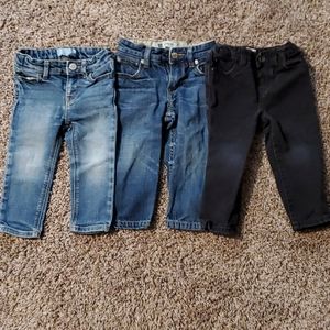 3 pairs of boys jeans 18 months